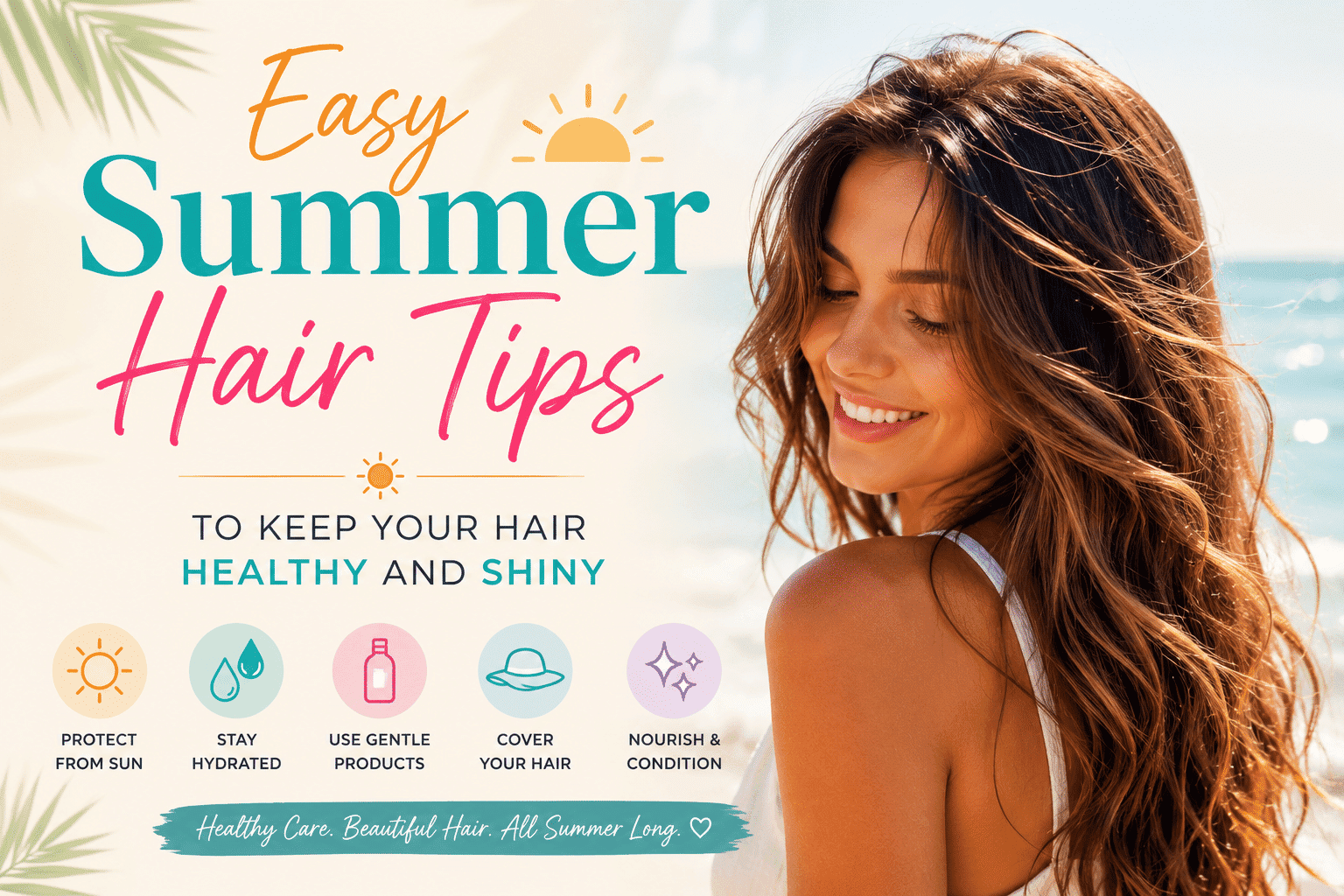 Easy Summer Hair Tips to Keep Your Hair Healthy and Shiny